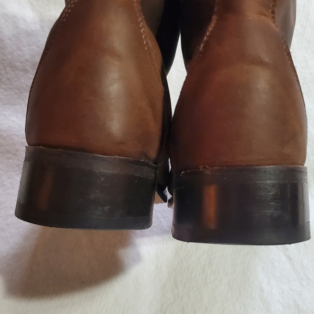 Laredo VGT Women's  Brown Leather Fringe Kiltie Boots. Soft Leather Sz 6 1/2 - Picture 4 of 6
